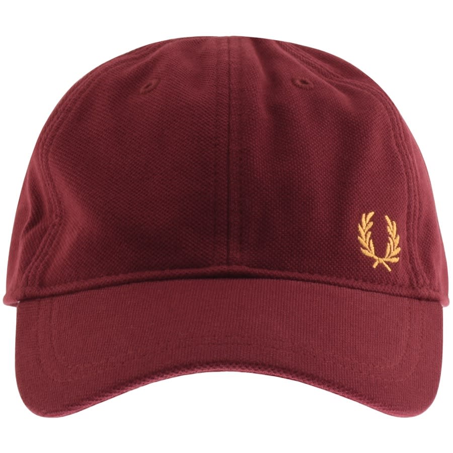 Alternative Image for ProductFred Perry Pique Classic Cap Burgundy1